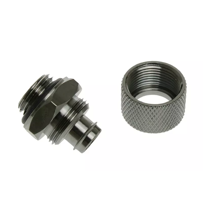 Computer cooling part BitsPower BP-BSWP-C11J — brass black fitting for liquid cooling