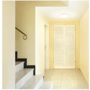 Ceiling light Steinel RS 16 L, E27 fitting, 100 W, white, round, Ø 27.5 cm, height 95 mm, motion sensor
