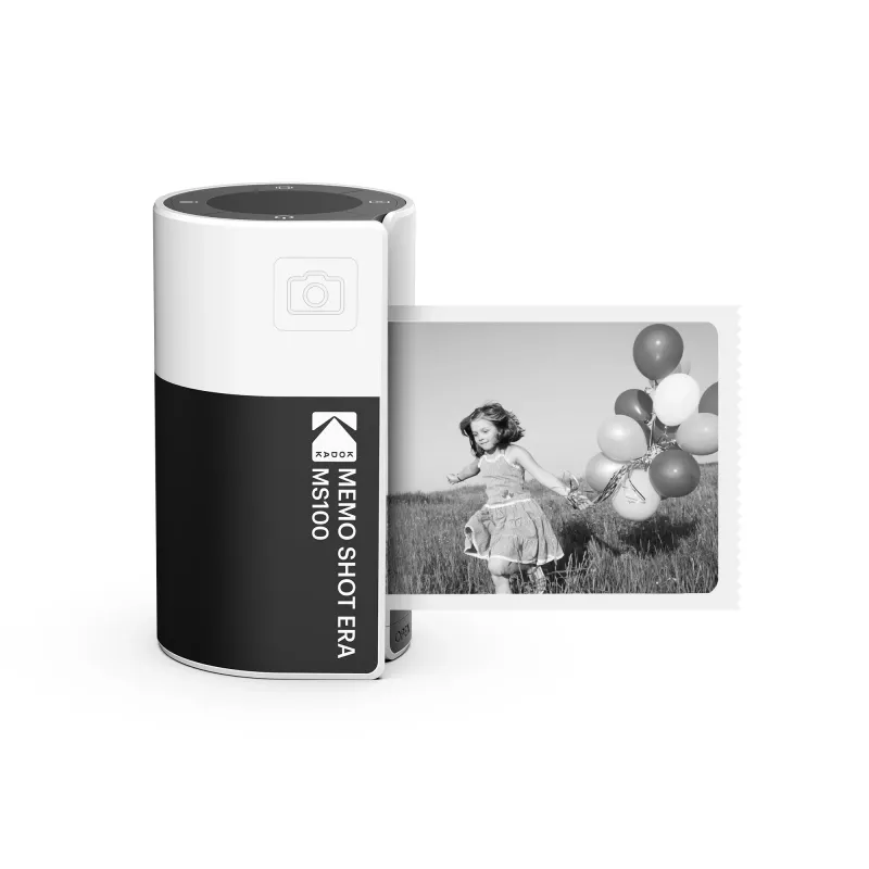 Kodak MemoShot Era MS100 Photo Printer 68.58 x 45.72 mm Black Yellow