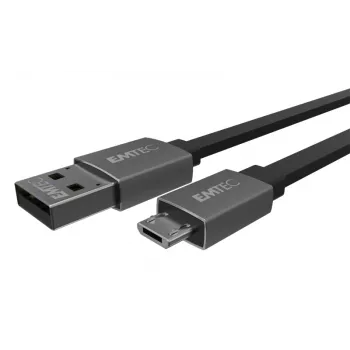 USB cable Emtec T700B 1.2m USB A Micro-USB B Black