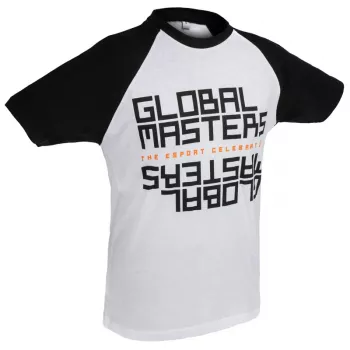 Global Masters T-Shirt GM Text - White (S)