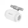 Barrow Ball Valve 10mm G1/4 inch TLQFS-V1 w s – 10 mm, G1/4 inch connection, white-silver