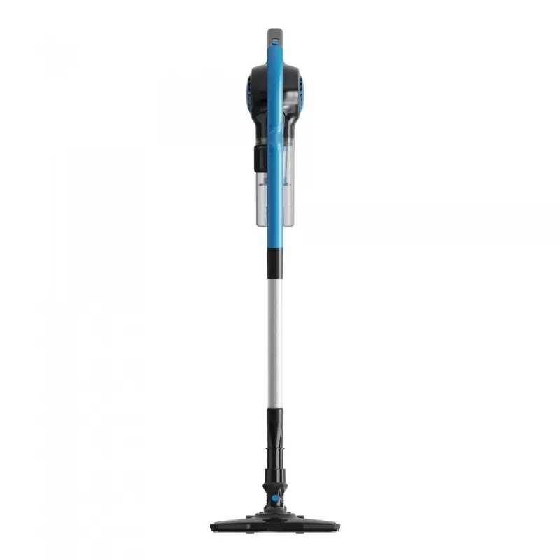 Black+Decker BXVMS602E 3-in-1 Corded Upright Vacuum Cleaner, 600 W, Bagless Cyclonic, 0.8 L, EPA Filter, 6 m Cable, Black/Blue