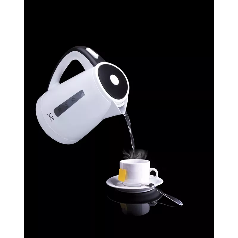 Electric kettle JATA 1 L 2000 W Black White