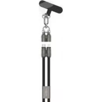 Ansmann Lanyard Cable USB Type-C to Lightning black - Cable - Digital/Data (1700-0192)