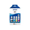 Original Epson EcoTank Ink Bottle 4-colour set — Black 127 ml, Cyan/Magenta/Yellow 210 ml (C13T03V64A)