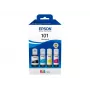 Original Epson EcoTank Ink Bottle 4-colour set — Black 127 ml, Cyan/Magenta/Yellow 210 ml (C13T03V64A)