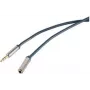 shiverpeaks sp-PROFESSIONAL Audio-Cable 5 m 3.5mm Blue - Chrom (SP30808-SLIM)