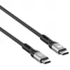 Manhattan Fast USB-C to USB-C Cable (240W), 1m, 240W Laptop Charging + High-Speed Data & Video, Works with ALL Laptops (Note additional USB-C 240W wall charger needed), 40 Gbps Ultra-Fast Transfers, Black, 3 year Warranty