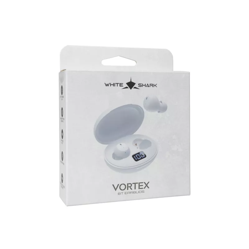 Wireless Earbuds White Shark GEB-TWS-02 Vortex White
