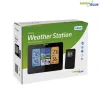 Digital weather station GreenBlue GB526 Black — indoor -20…60°C, outdoor -40…70°C, humidity -20…95%, clock, moon phase