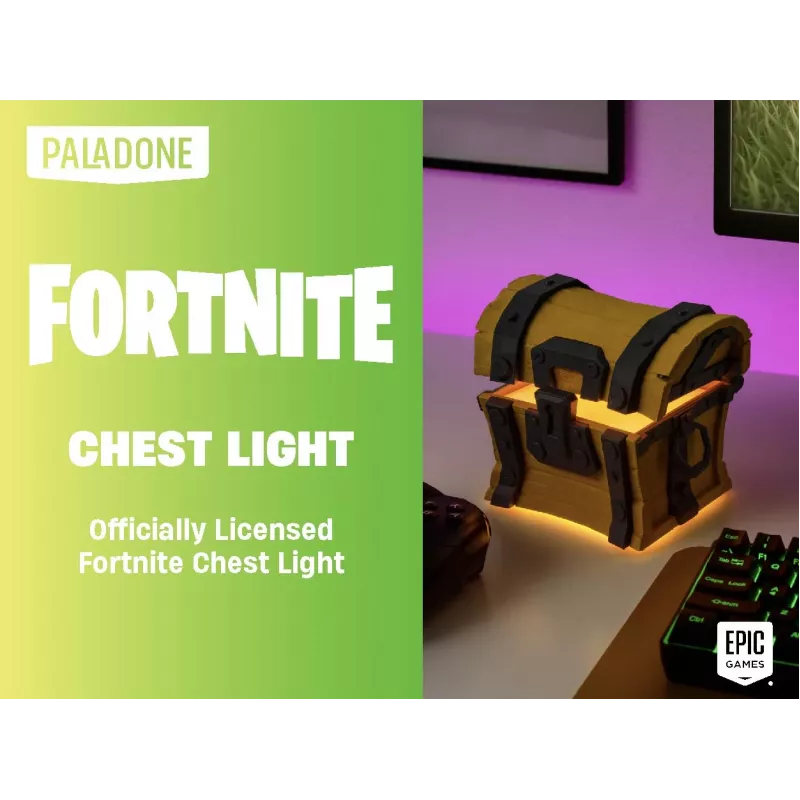 Table lamp Paladone Fortnite Chest Light – themed LED novelty light