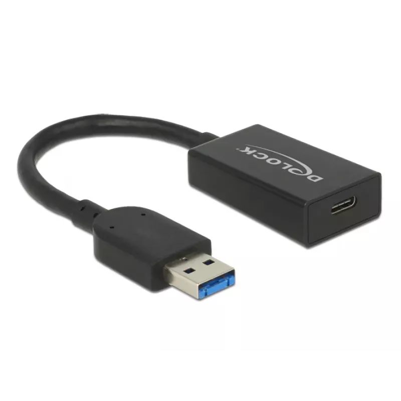 USB cable DeLOCK 65698 USB 3.2 Gen 2 0.15 m USB A USB C Black