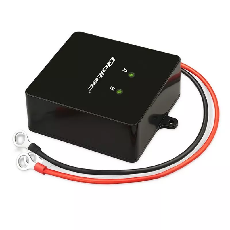 Battery voltage balancer QOLTEC 51097 for 24V (2×12V) batteries, 5A balancing current