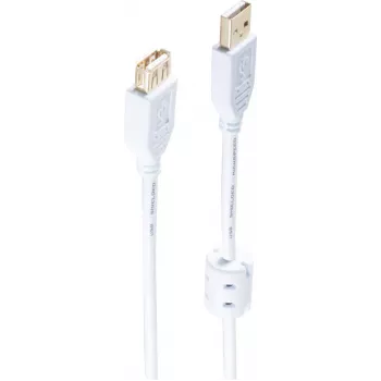 USB 2.0 cable ShiverPeaks BS77125-WF, length 5.0 m, male-to-male data/charging cable