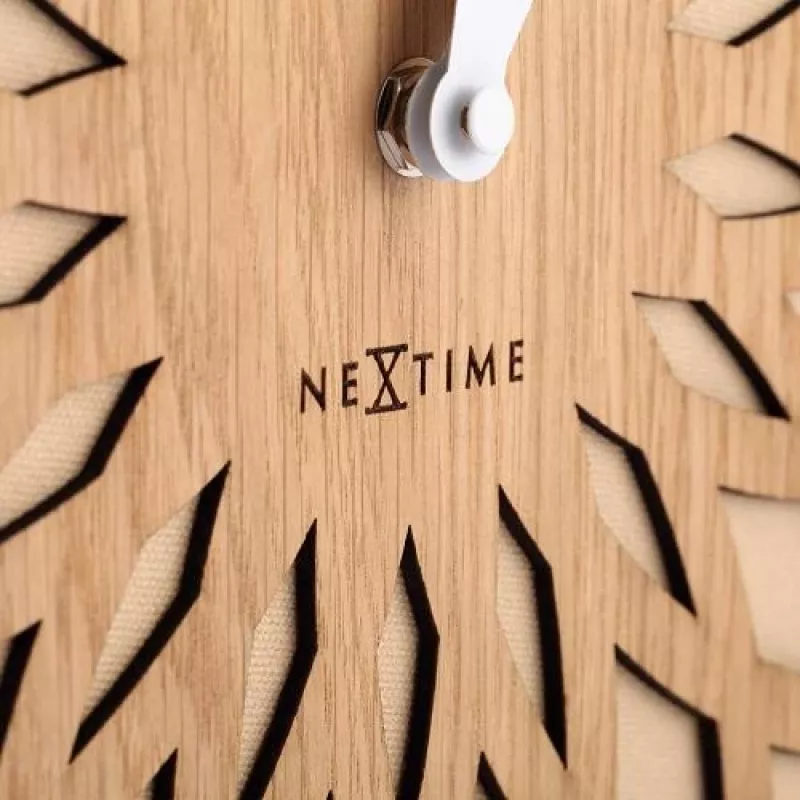 NeXtime klok 3149be Sun Large, Ø50 cm, Wall, Beige