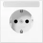 Jung Single-gang Insert Grounded Plug-Socket Outlet White LS1520N (LS1520N)