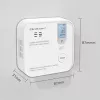 Carbon monoxide sensor QOLTEC 52577 — battery-powered alarm, 85 dB sound level