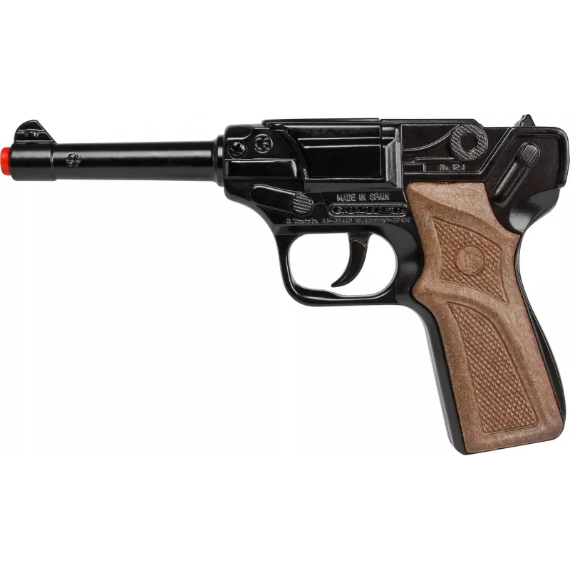 Metal toy police revolver Gonher 8-shot, metal construction, model 258441