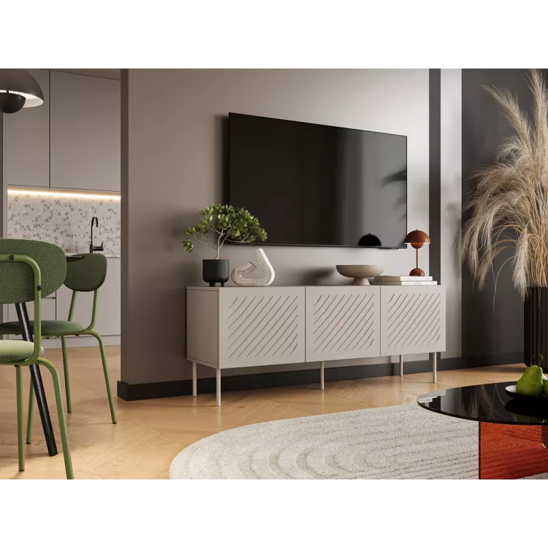 Cama RTV cabinet SIENA 150.5x40x60 cashmere matt