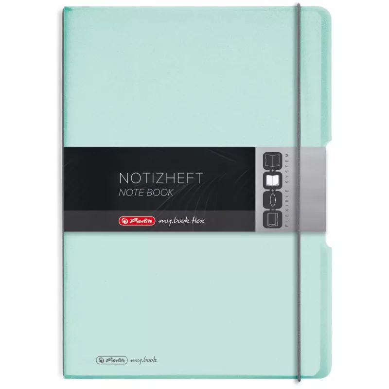 Writing notebook Herlitz 11408655 A4 40 sheets Mint colour
