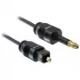 Toslink audio cable DeLOCK 82875 1m Mini-TOSLINK Black