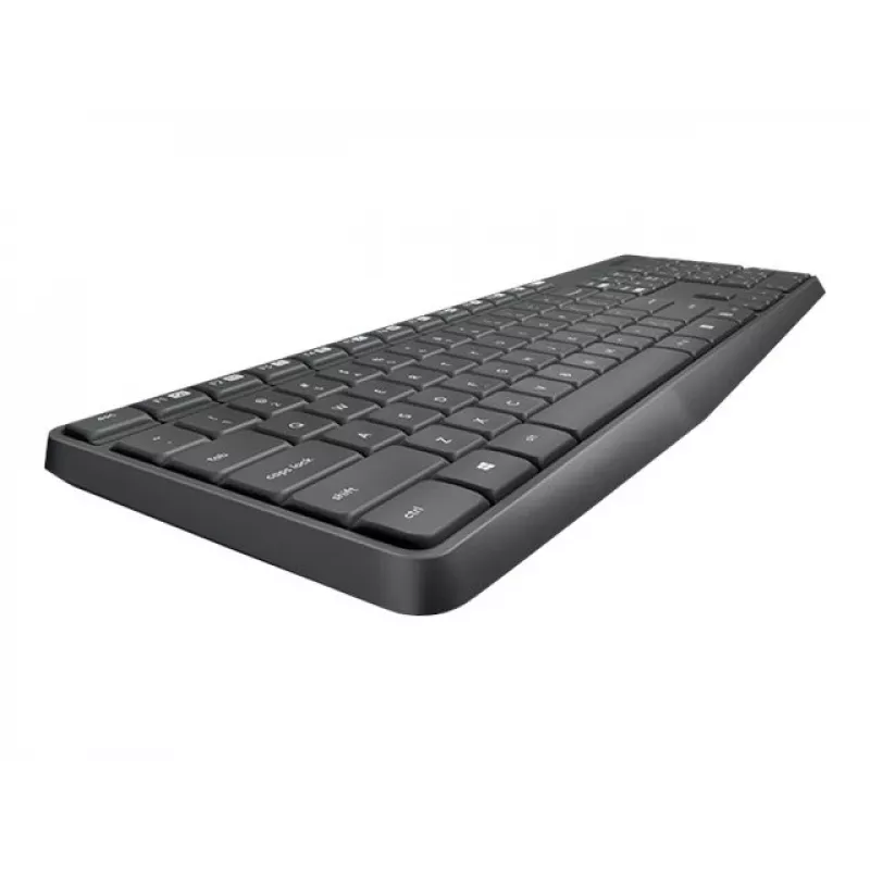 Logitech MK235 Durable Wireless Keyboard and Mouse Combo in Grey