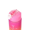 Extralink Motivational Water Bottle 3W1 Set Pink-Orange 2000ML+900ML+300ML