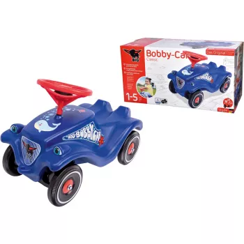 Ride-on car Simba-Dickie BIG Bobby-Car, push drive, ages 1–5, 4 wheels, blue/red
