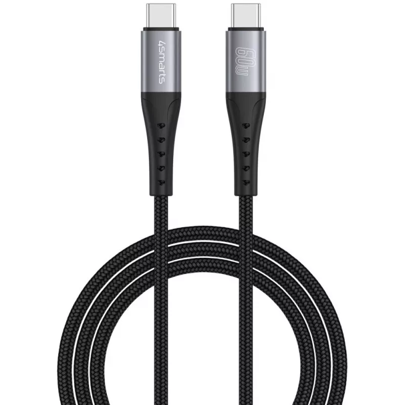 USB cable 4smarts 541454 1.5m USB C Black