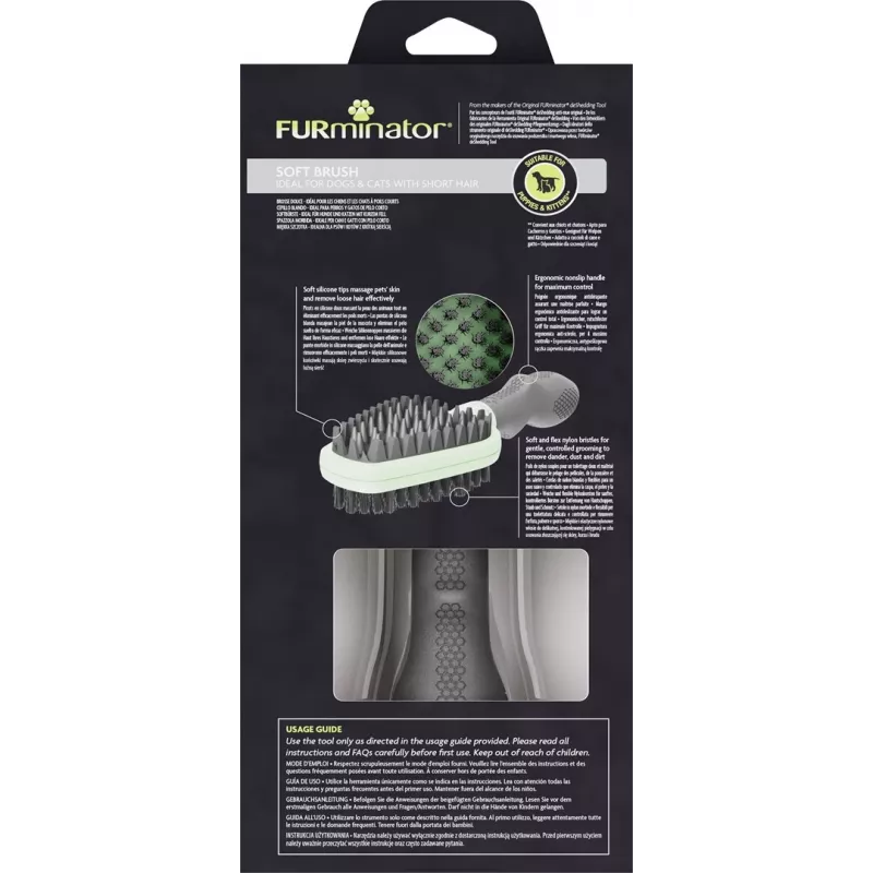 FURminator - double-sided brush for puppies and kittens
