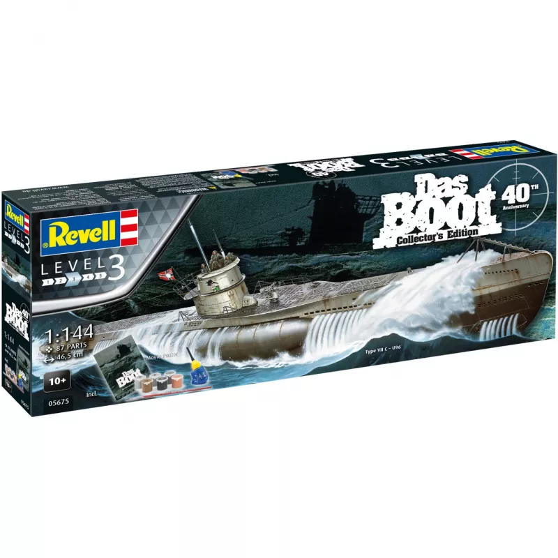 Scale Model Revell DAS BOOT 40th Y. Gift Set