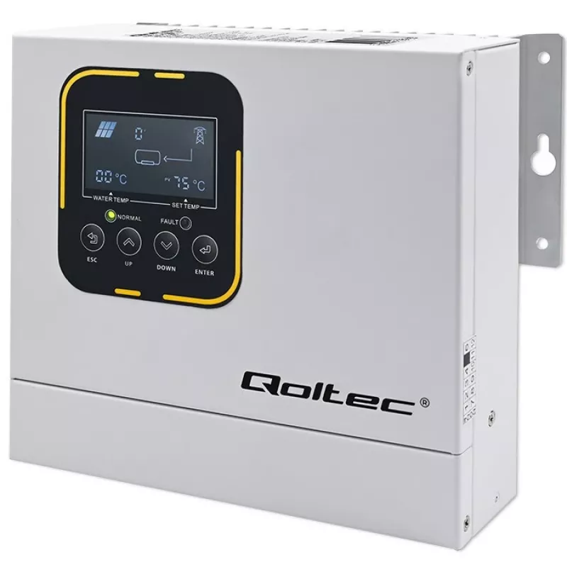 Inverter QOLTEC ECO Solar Boost 4kW MPPT LCD, 4 kW output, MPPT charge control, LCD display