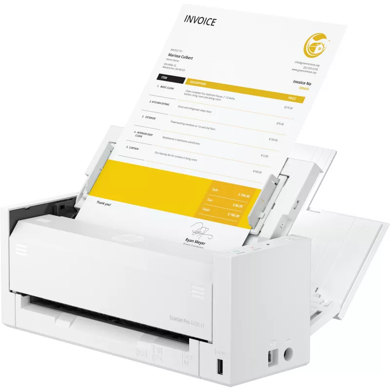 ADF scanner HP ScanJet Pro 4200 s1 600 x 600 DPI A4 Blue White