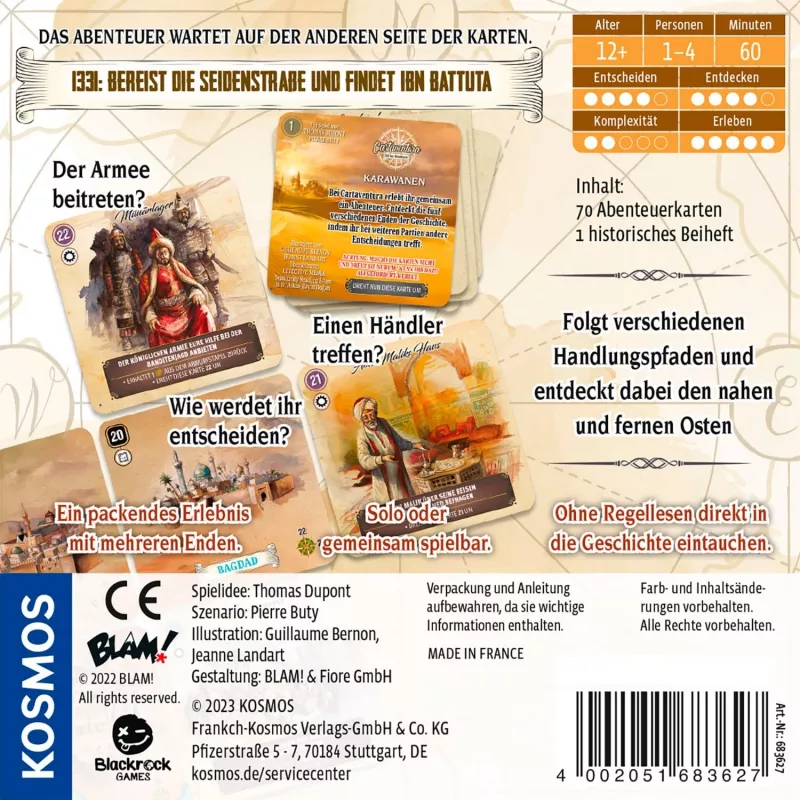 Cartaventura Karawanen, Card Game