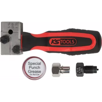 Brake line flaring tool set ks tools FLAREFIXeco 4.75 mm, 4-piece