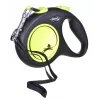 FLEXI New Neon L - retractable leash - 5 m