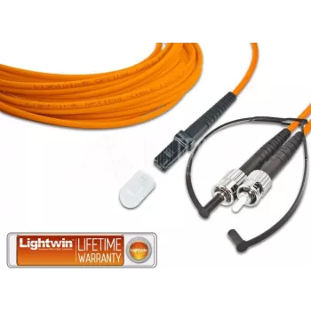 Lightwin High Quality Duplex LWL Patch Cable, MM OM2, MTRJ - ST LWL Patch Cable (LDP-50 MTRJ-ST 2.0)