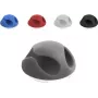 Cable holder DeLOCK 18296 Desk Wall Organizer Black Blue Grey Red White