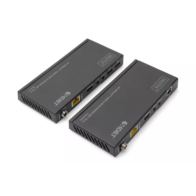 KVM Extender Set Digitus 4K HDBaseT HDMI 70 m Wired