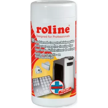 ROLINE disinfecting computer cleaning wipes, 100 pcs