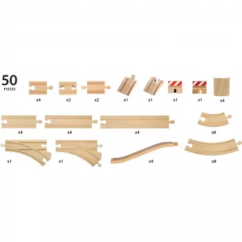 Brio World XXL Large Track Assortment, Railway
