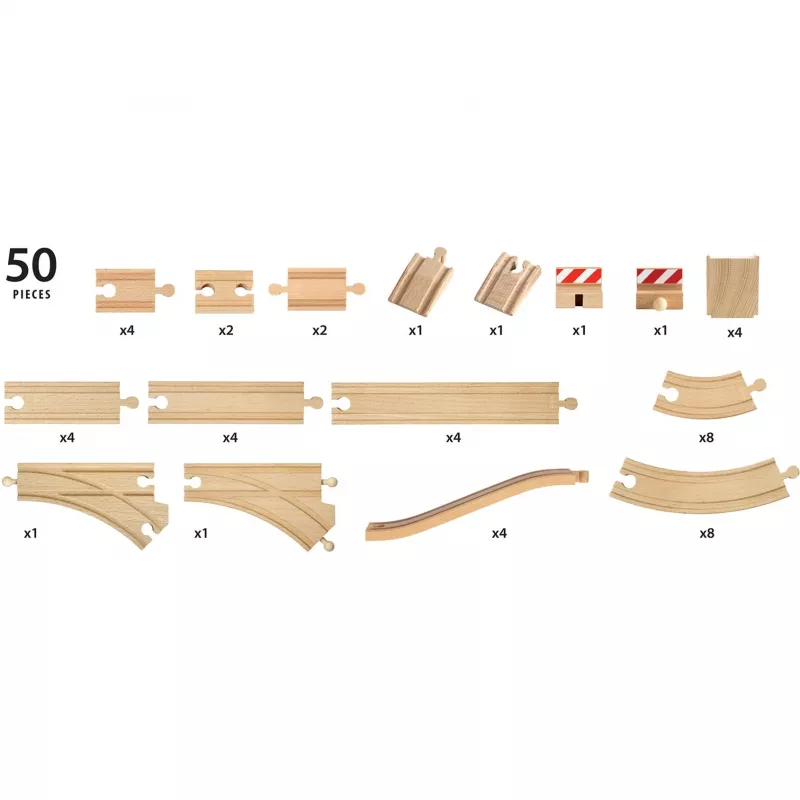 Brio World XXL Large Track Assortment, Railway