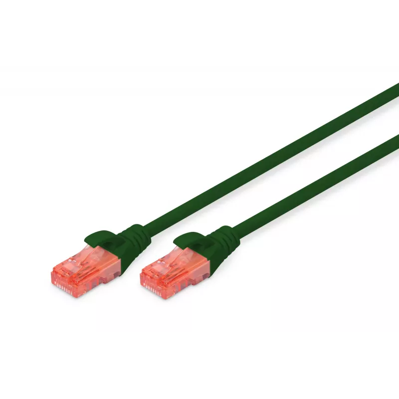 Network Cable Digitus CAT 6 U/UTP RJ-45 3m Green