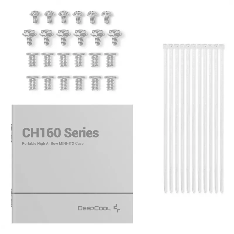 DeepCool CH160 WH Small Form Factor (SFF) White