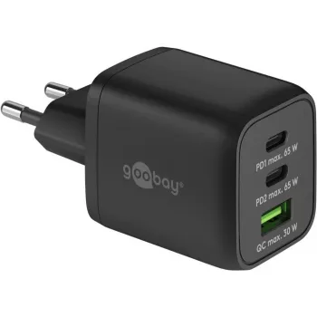 Goobay 64753 Charger for Mobile Devices Headphones - Smartphone - Tablet Black AC Fast Charging Indoor (64753)