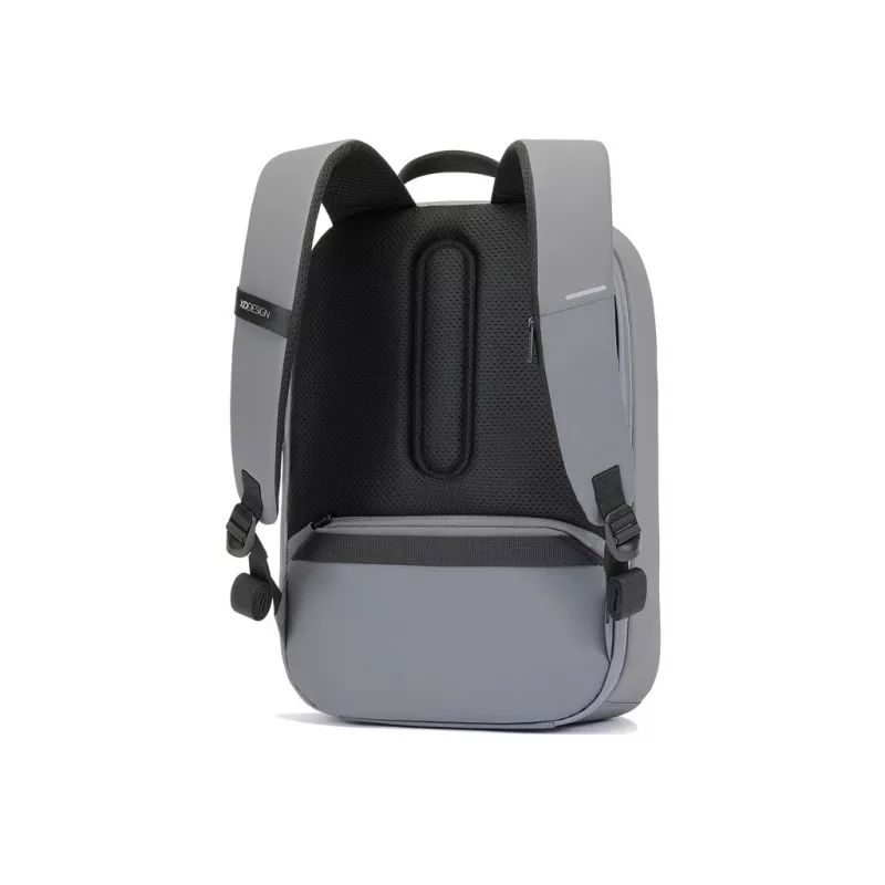 Anti-theft backpack XDDESIGN BOBBY EDGE Grey — water-resistant, everyday commuter bag