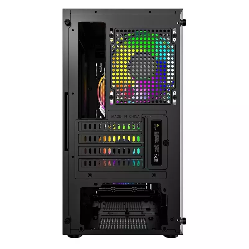 Logic Atos ARGB Mini USB 3.0 Micro Tower Case, Black (AM-ATOS-10-0000000-0002)