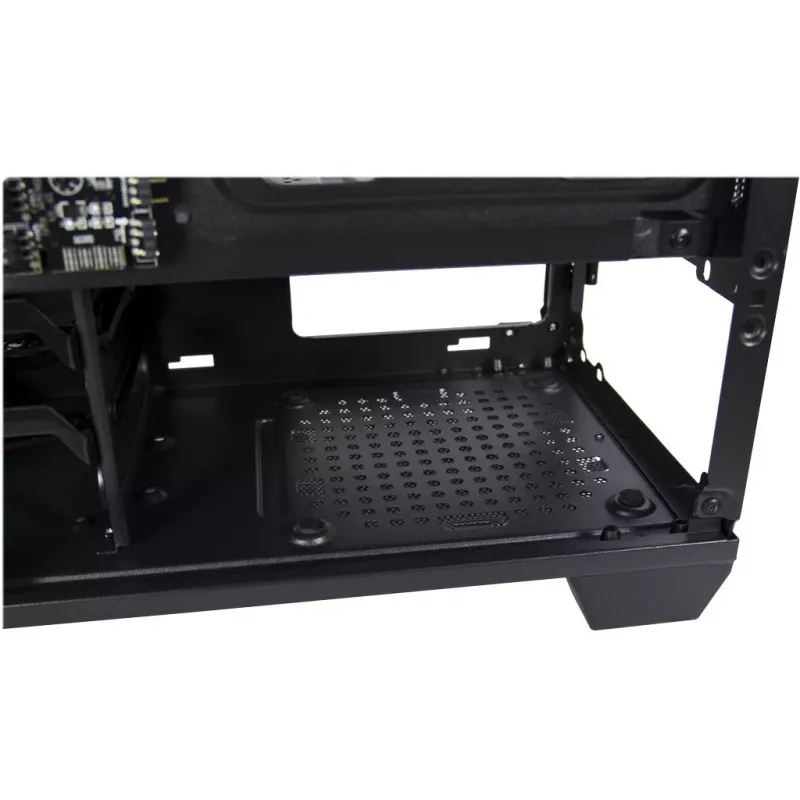 Chassis INTER-TECH X-608 INFINITY MICRO, microATX, RGB, Front and Side Tempered Glass, w/o PSU