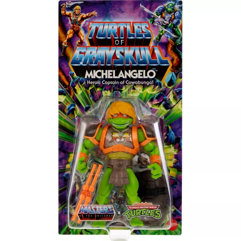 Masters of the Universe Origins Turtles of Grayskull Michelangelo, Play Figurine
